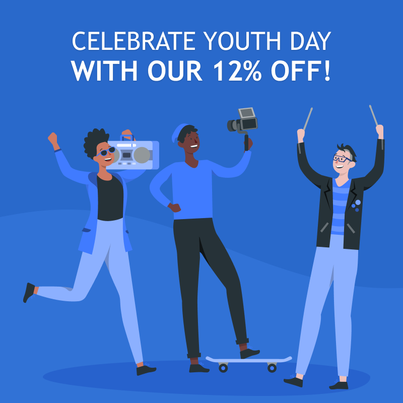 12% off on Youth Day