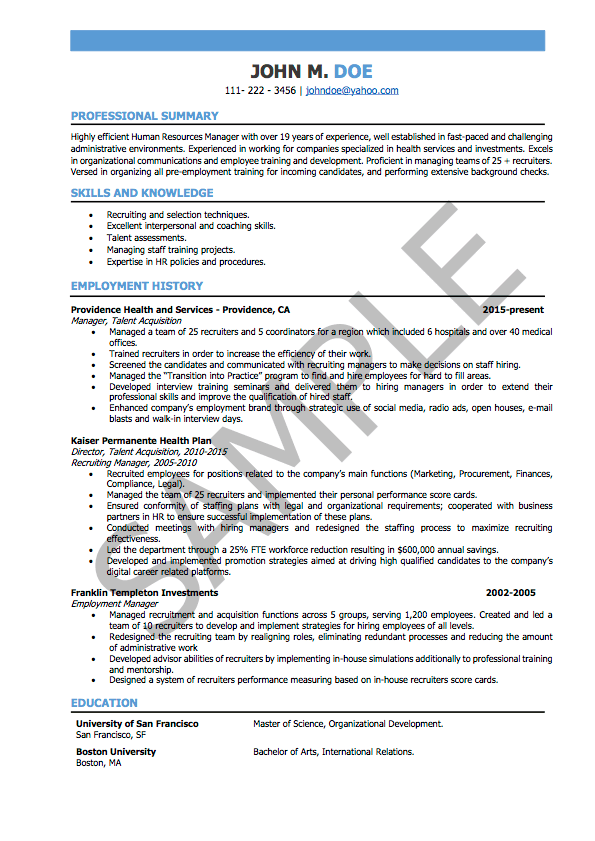 Supply chain resume writing service